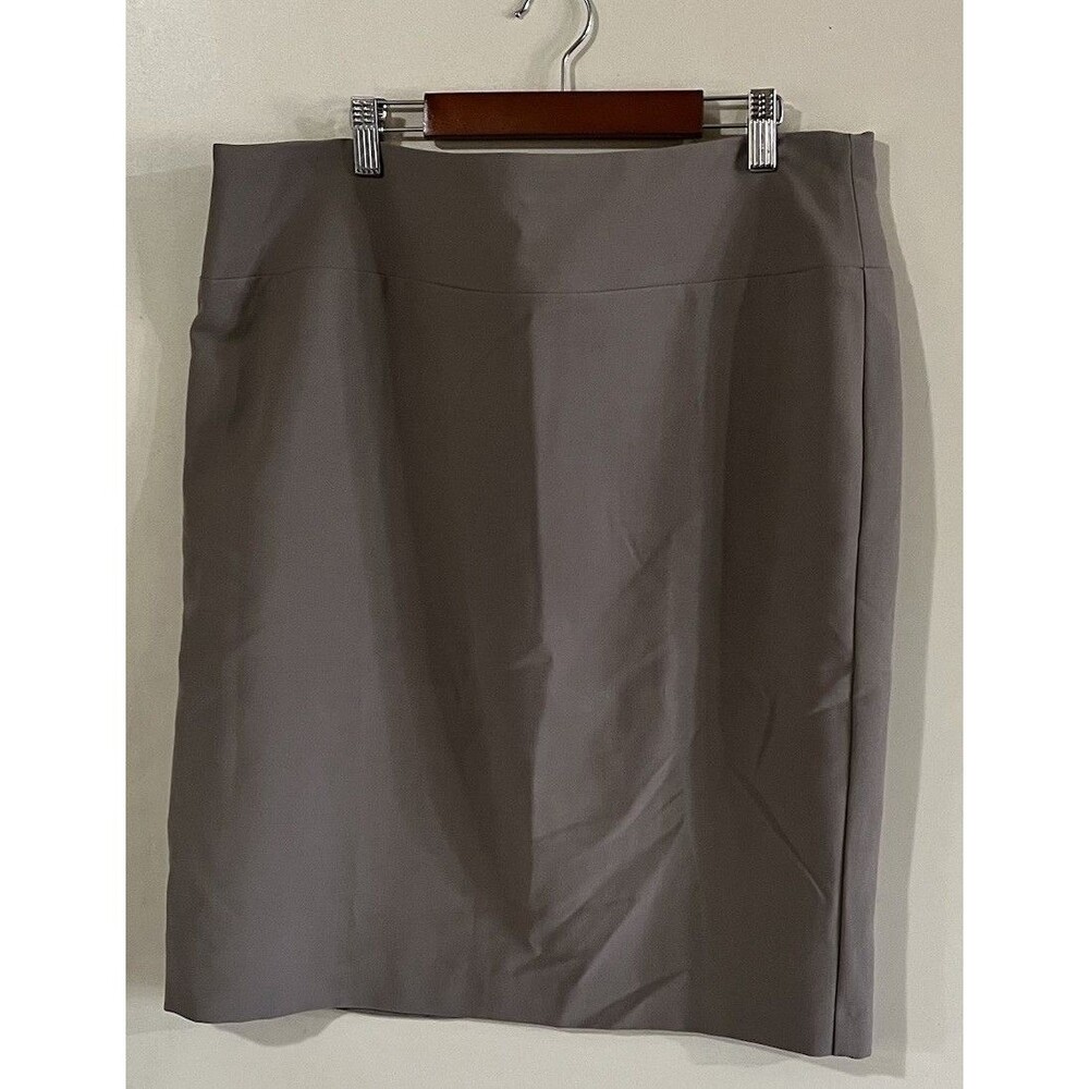 Alfani Career Skirt Tan Beige Pencil Straight Business Casual Size 12